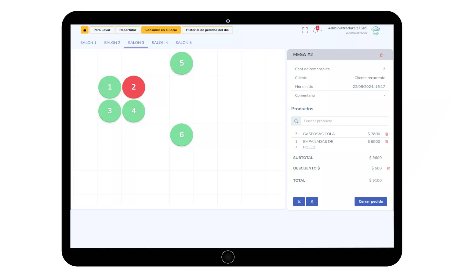 Software de gestión para locales gastronomicos